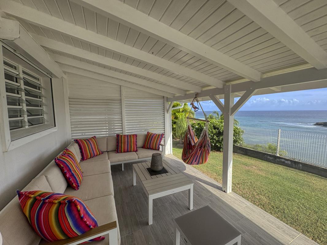 17.Location villa piscine vue mer Saint François Guadeloupe_Terrasse